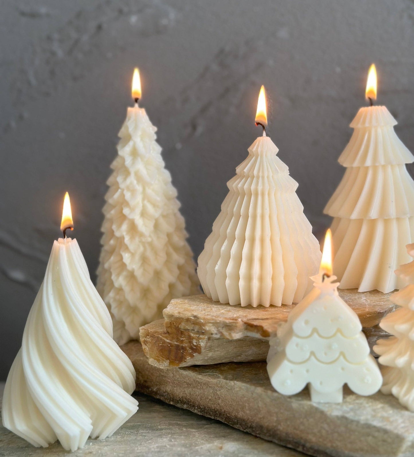 Christmas Tree Candle Collection: Unscented / Mini Tree