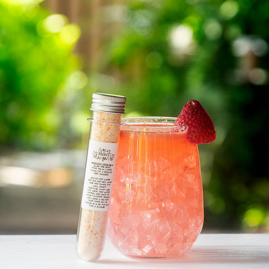 Cocktail Mix Shots: Spicy Strawberry Margarita
