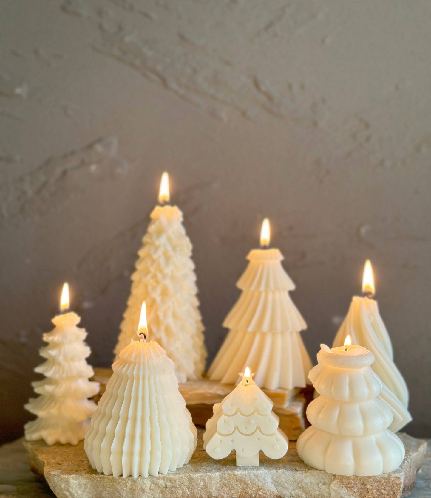 Christmas Tree Candle Collection: Unscented / Mini Tree