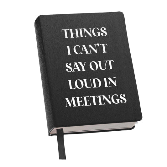 Funny office notebook with minimalist design, ideal for co-workers, bosses, or entrepreneurs who love a laugh.