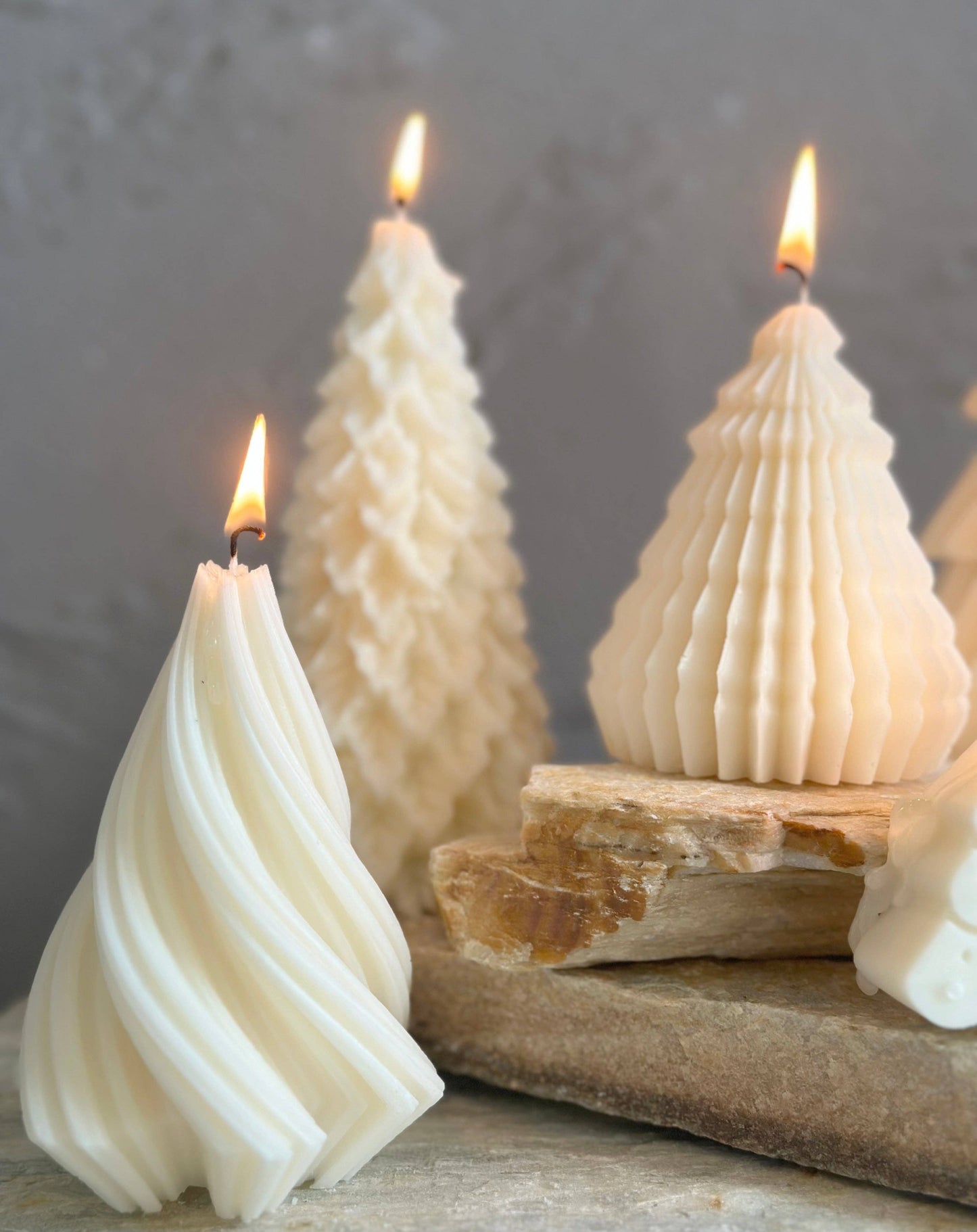 Christmas Tree Candle Collection: Unscented / Mini Tree