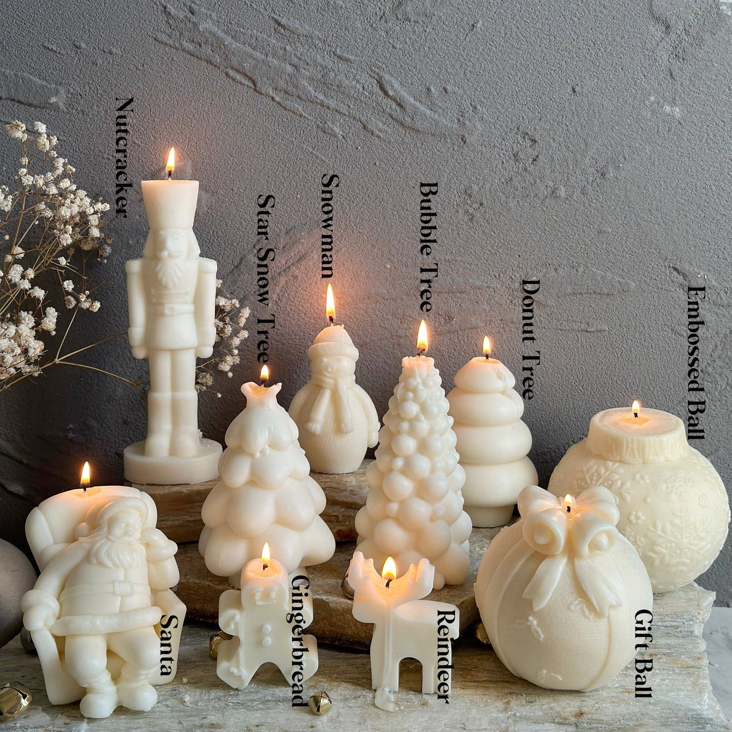 Christmas Candle Collection: Unscented / Nutcracker Candle