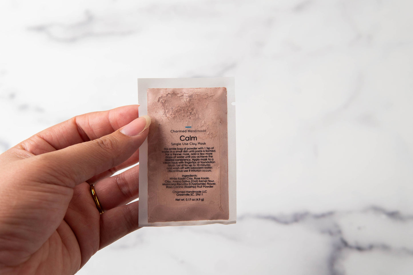 Single Use Clay Face Mask: Rejuvenate/Matcha Mask