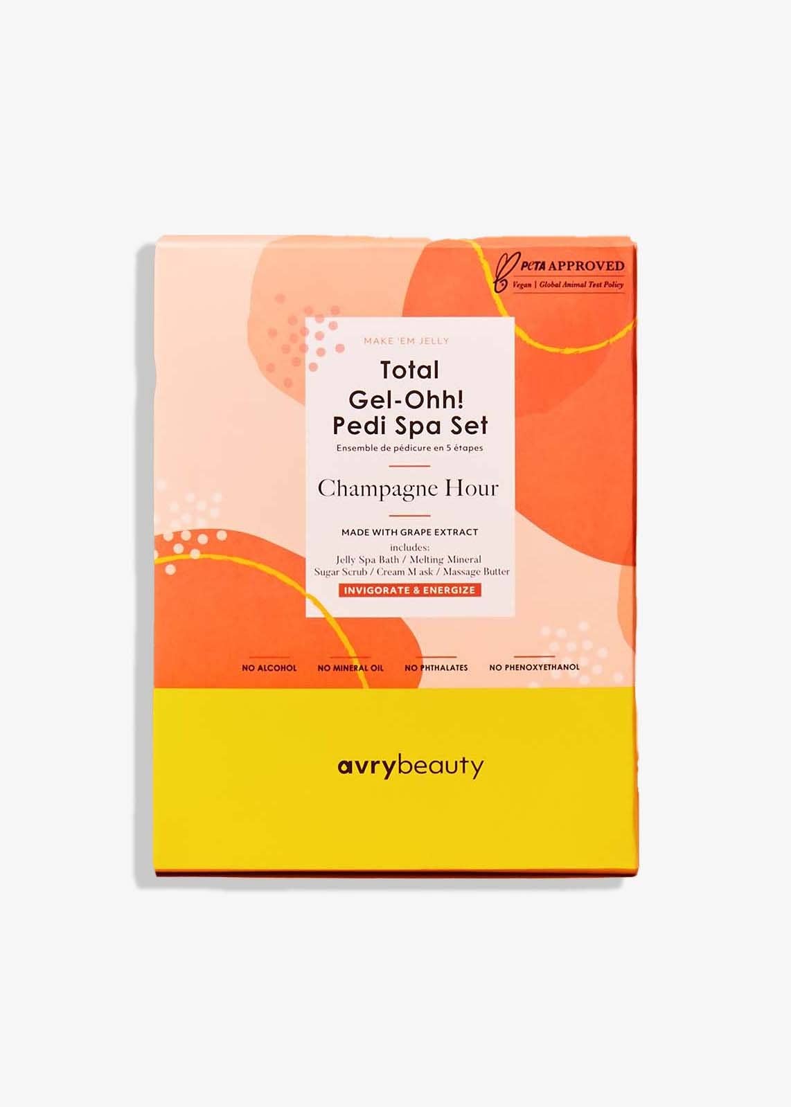 Total Gel-Ohh! Pedi Spa Set - Champagne Hour