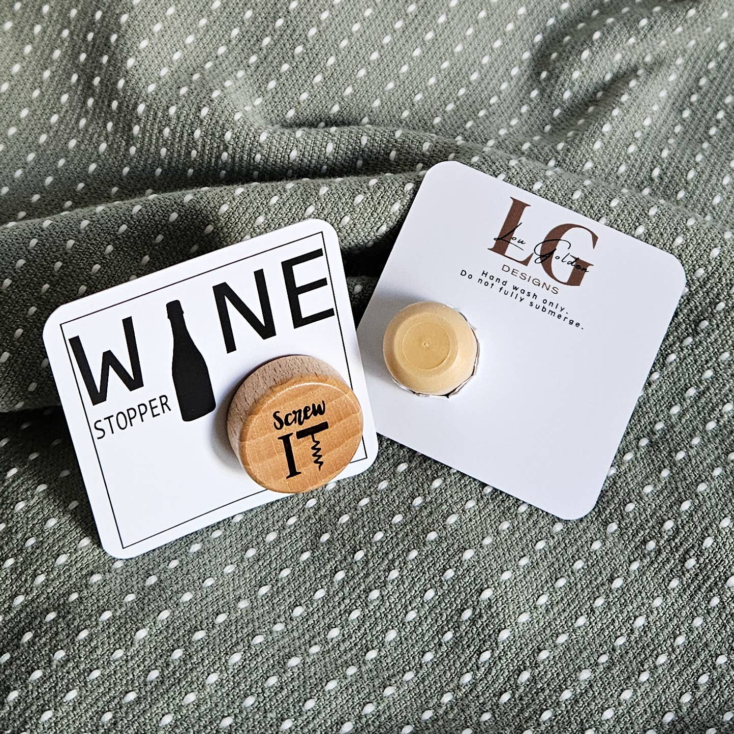 Luxury barware gift with playful humor – perfect for wine lovers and hosts.