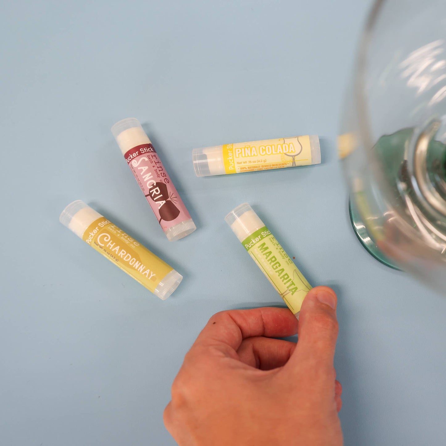 “Eco-friendly natural lip balm ideal for self-care or small gift giving.”