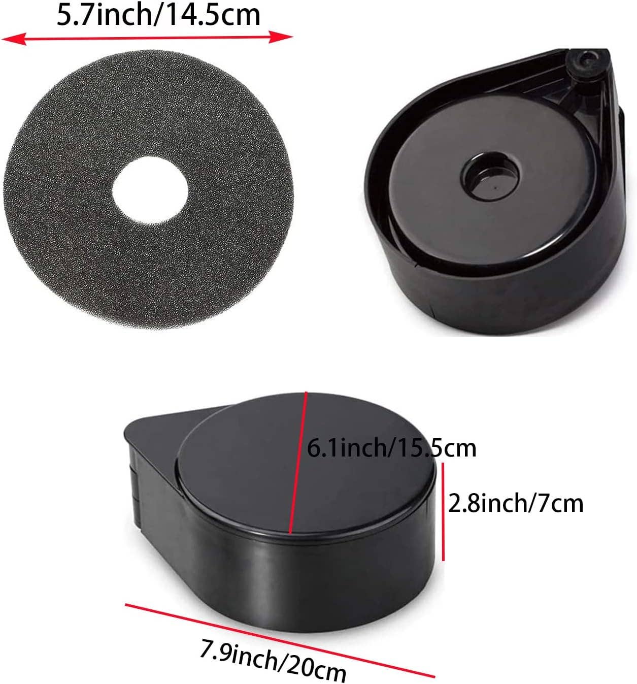 Tier Bar Glass Rimmer Bamboo Wood Sugar Salt Box with Sponge: 1 Set(Wood Set)