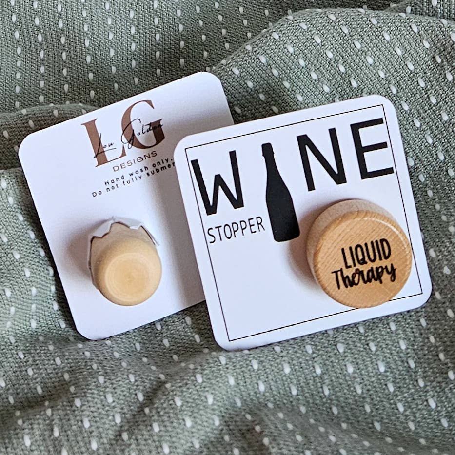 Artisan wine stopper perfect for hostess gifts, wine nights, and entertaining.”