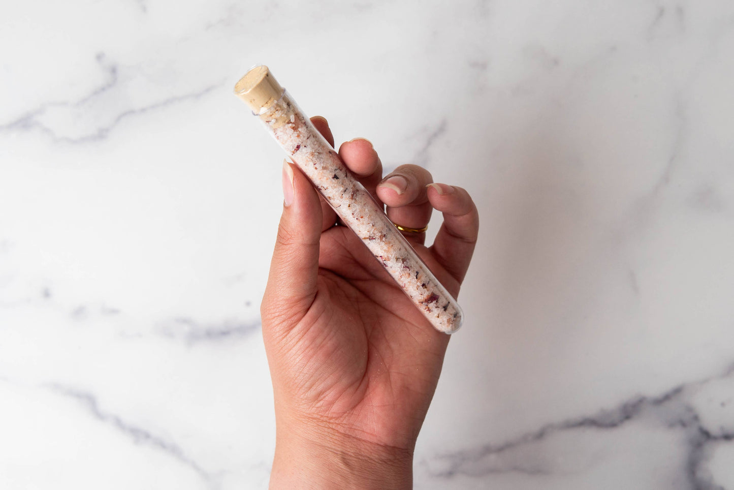 Bath Salt Test Tube Favors: Eucalyptus & Spearmint