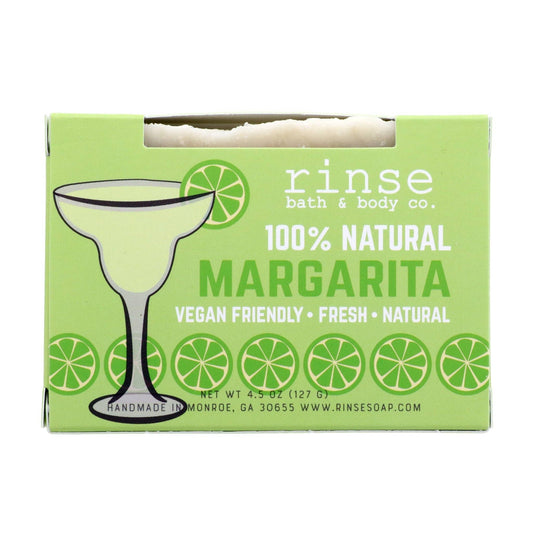 Artisan soap inspired by the classic margarita cocktail with citrus and salt notes.