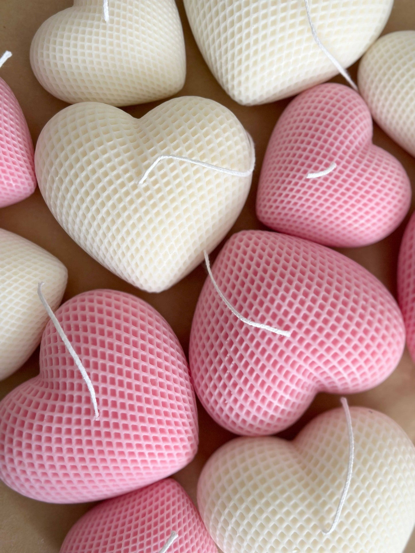 Heart Shaped Candle: White / Large